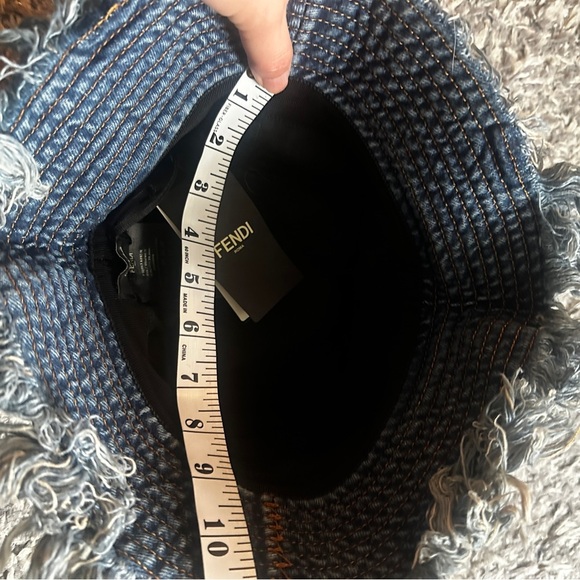 Fendi Denim Bucket Hat - Picture 6 of 16